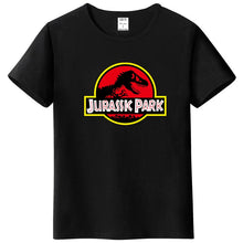 Load image into Gallery viewer, Summer men&#39;s T-shirt new JURASSIC PARK printed cotton T-shirt top casual brand pattern T-shirt hipster shirt