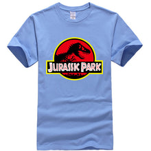 Load image into Gallery viewer, Summer men&#39;s T-shirt new JURASSIC PARK printed cotton T-shirt top casual brand pattern T-shirt hipster shirt